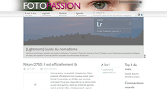 Desktop Screenshot of fotopassion.fr