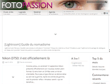 Tablet Screenshot of fotopassion.fr